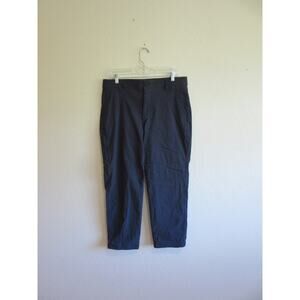 GERRY Blue & Black Two PAIR Activewear Lined Hiking 34x29 Nylon Spandex Pants